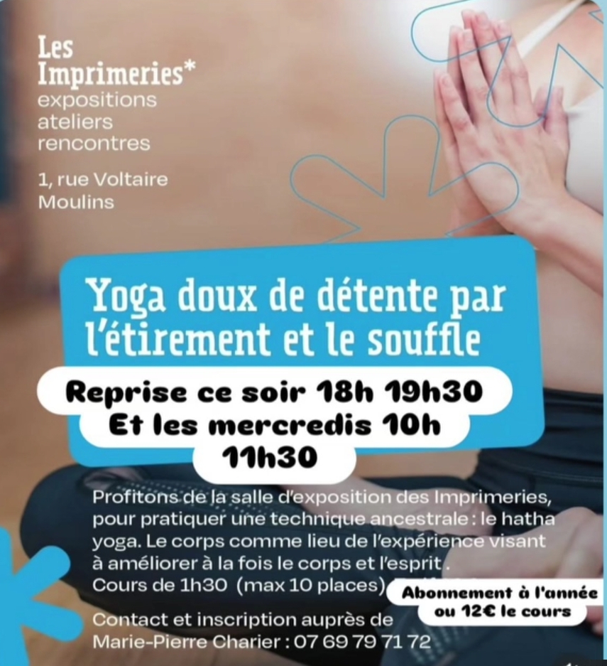 Reprise cours de yoga