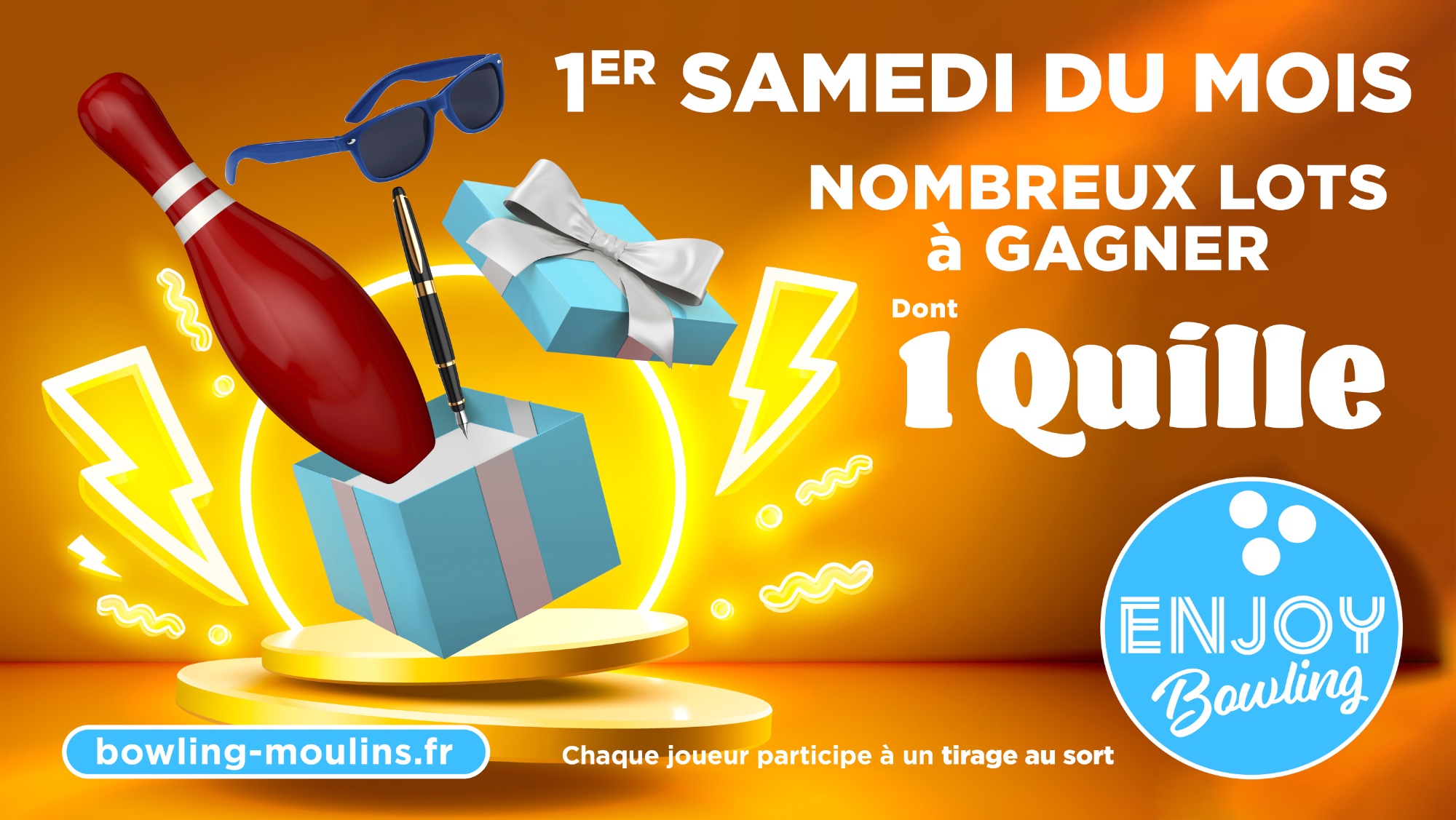 SOIRÉE DE LA QUILLE A L’ENJOY BOWLING AVERMES