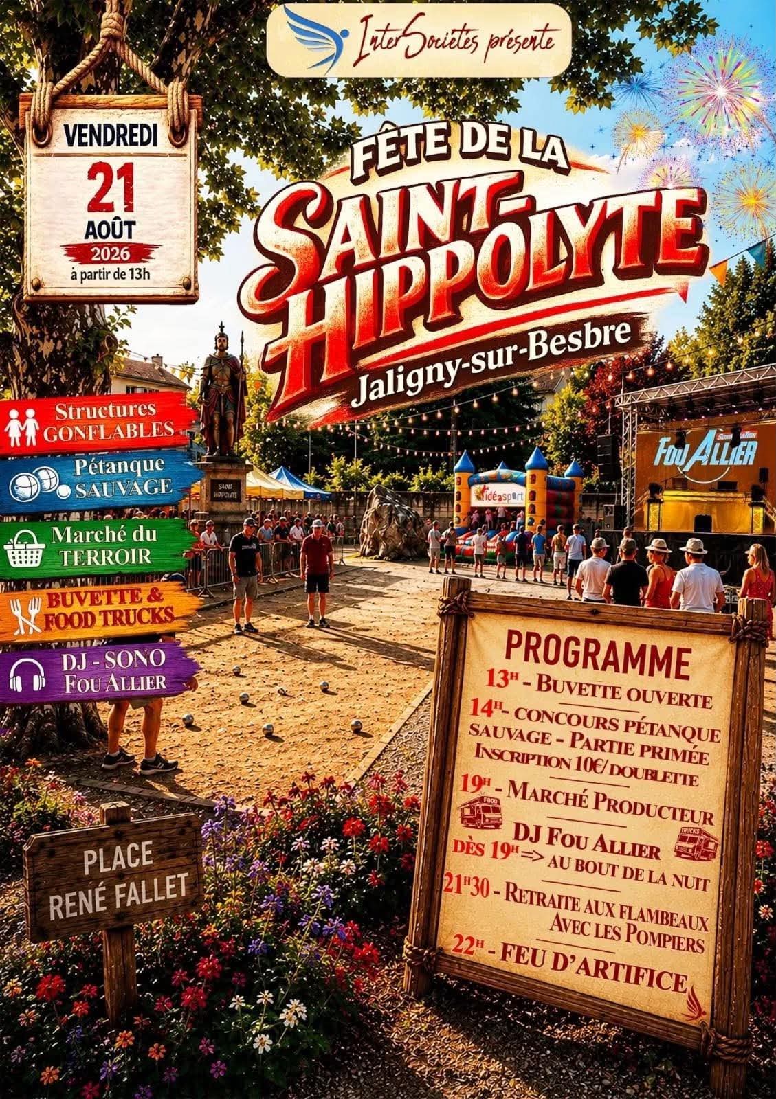 Fêtes de la saint Hyppolite JALIGNY-SUR-BESBRE